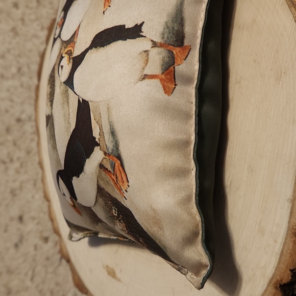 Paine Products Puffin Design Small Balsam Fir Filled Pillow - Picture 5 of 6